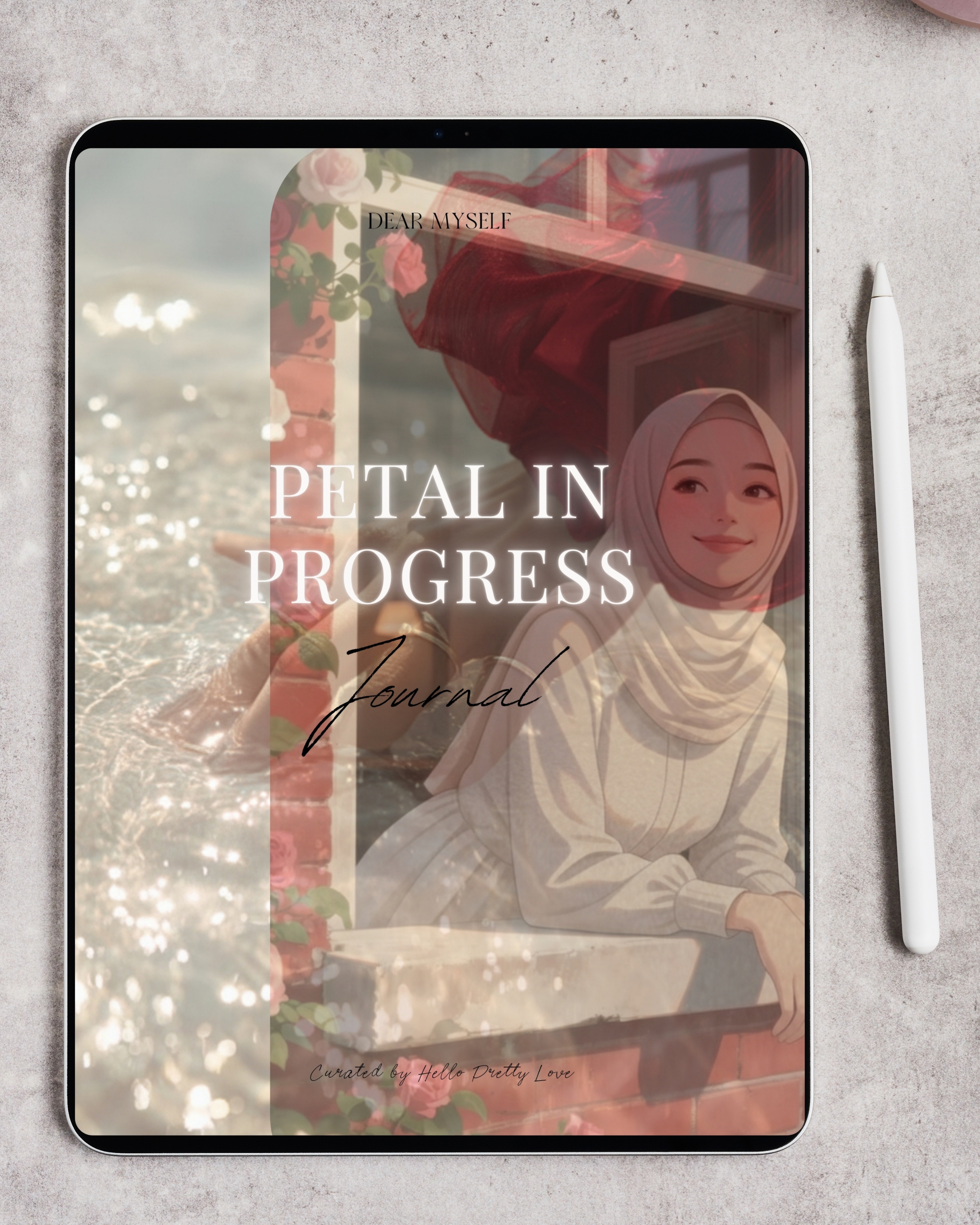 Petal in Progress Journal on iPad